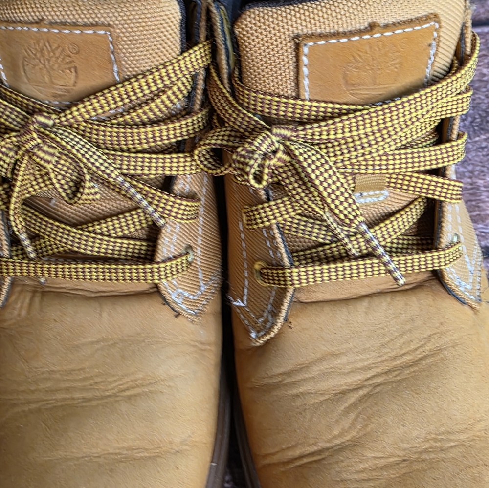 Timberland Men's Groveton Leather Fabric Chukka Boot Wheat Nubuck Size 7.5 - Picture 9 of 11